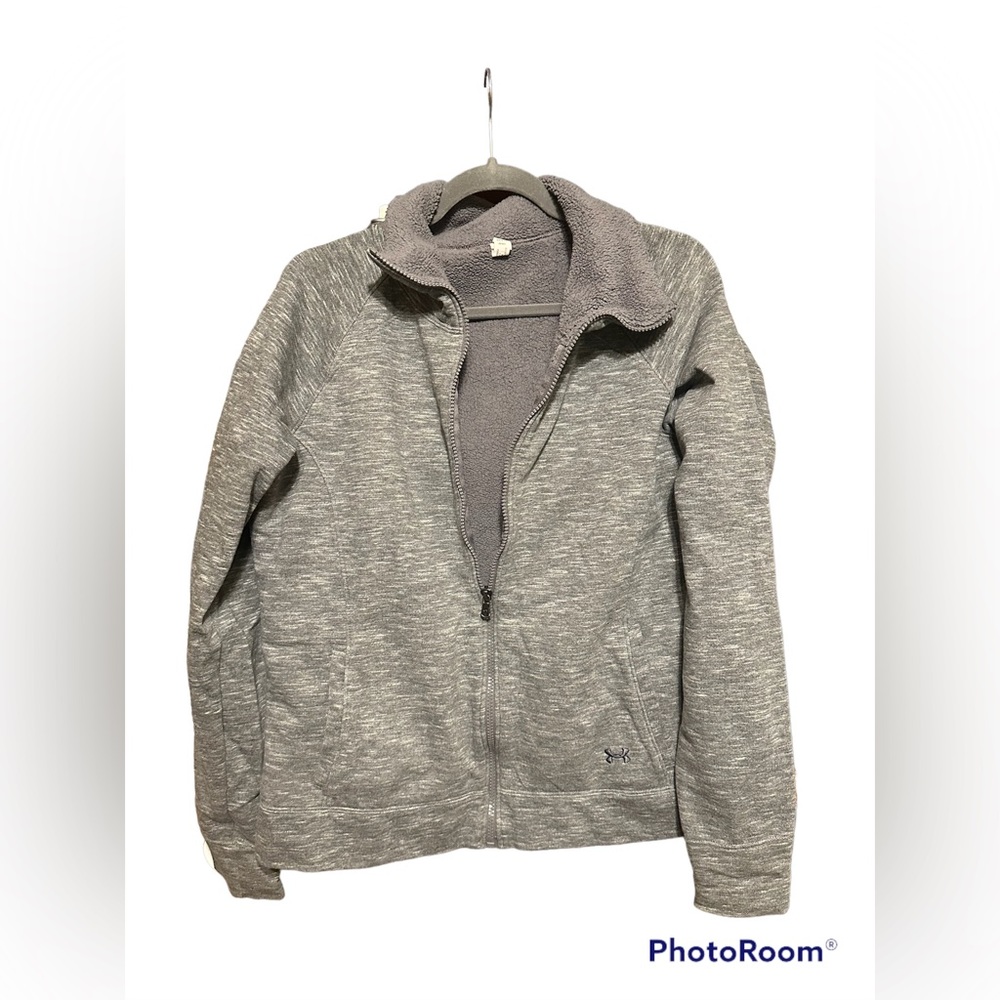 Grey zip up jacket
